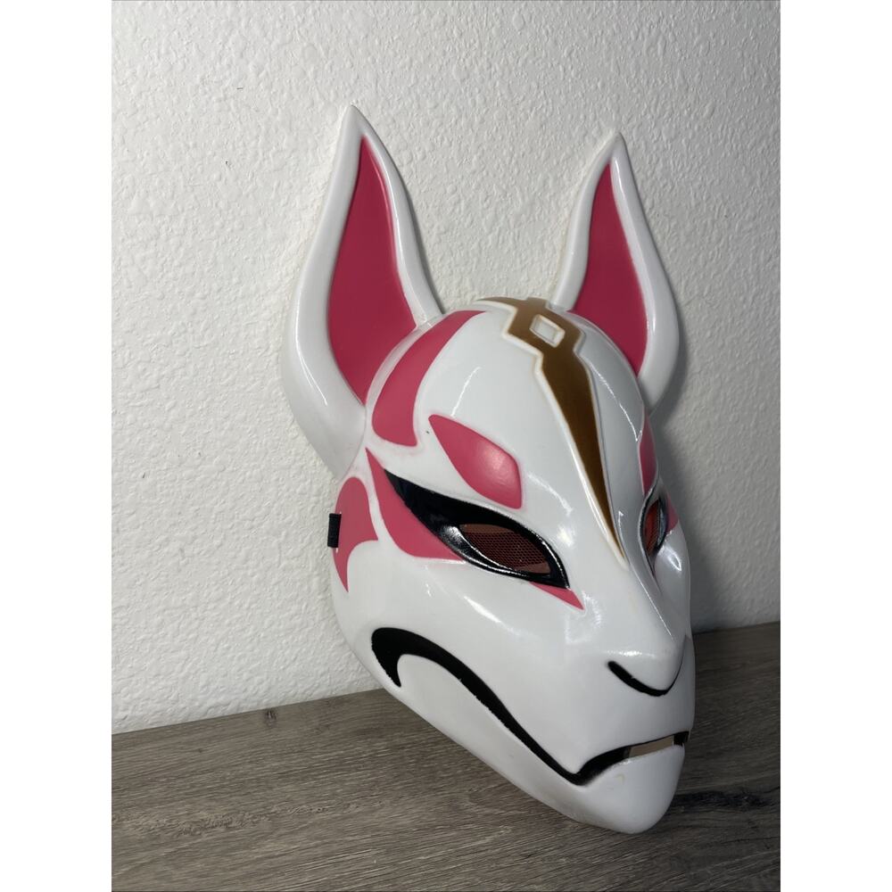 Fortnite Drift Fox Mask Adult Teen Plastic Cosplay Halloween - Picture 3 of 6